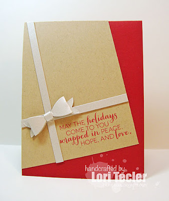Wrapped in Peace, Hope, and Love card-designed by Lori Tecler/Inking Aloud-stamps and dies from Clear and Simple Stamps Wrapped in Peace, Hope, and Love card-designed by Lori Tecler/Inking Aloud-stamps and dies from Clear and Simple Stamps