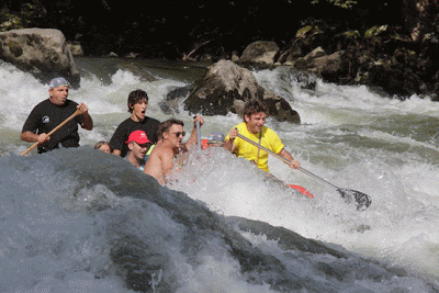 Rafting water sport - Where is Serbia