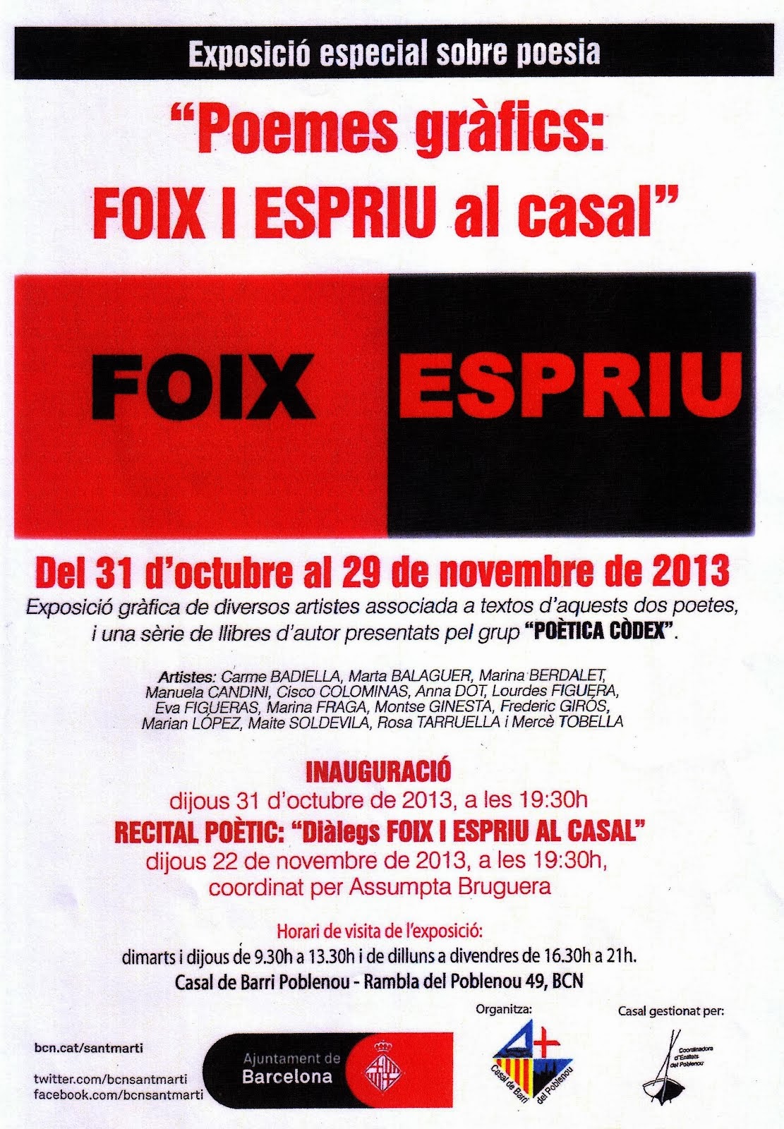 Cartell de l`exposició