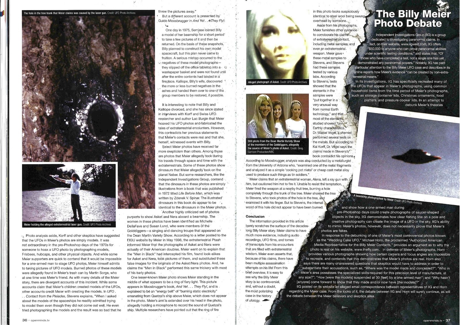 UFO-Prophet: Open Minds Magazine(Oct/Nov, 2011) - The Billy Meier