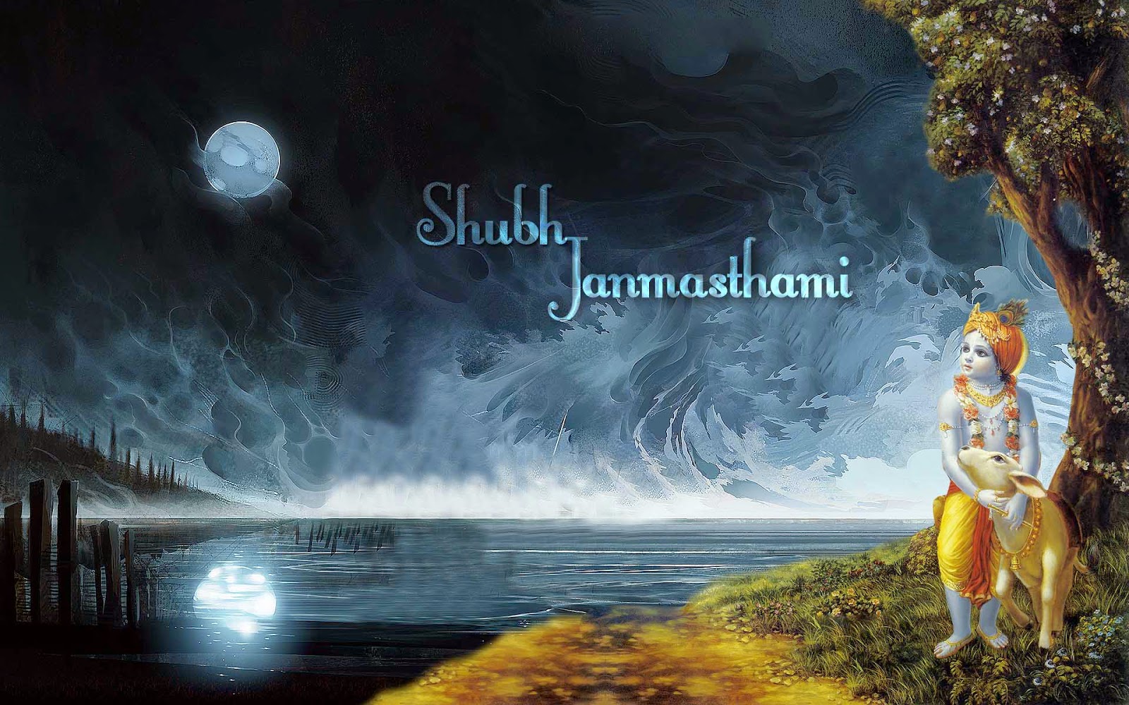 Latest subh janmasthami desktop wallpaper Latest subh janmasthami desktop wallpaper