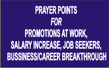 secreteofprayers prayer points for promotions at work salary prayer for finances it works
