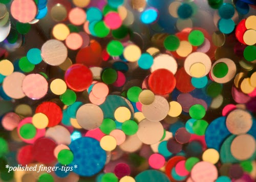 Polka Dot Heaven by Liquid Sky Lacquer - Macro Polka Dot Heaven by Liquid Sky Lacquer - Macro
