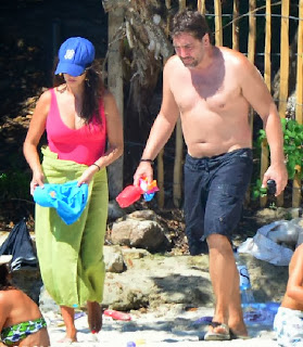 Penelope Cruz wears a Flower Bikini at Corsica, France