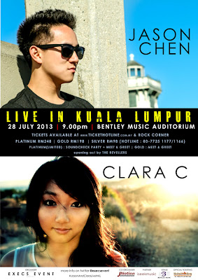 [Coverage] Jason Chen and Clara C LIVE in Kuala Lumpur