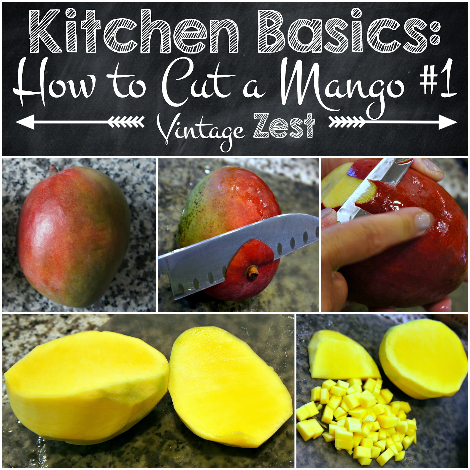 Diane's Vintage Zest!: Kitchen Basics: How to Pick & Prep Produce -  Tropical Fruit Edition!