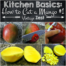 Kitchen Basics - How to Pick and Prep Produce - Tropical Fruit Edition (Papaya, Jicama, Pineapple & Mango) on Diane's Vintage Zest! #shop #fruit #tips