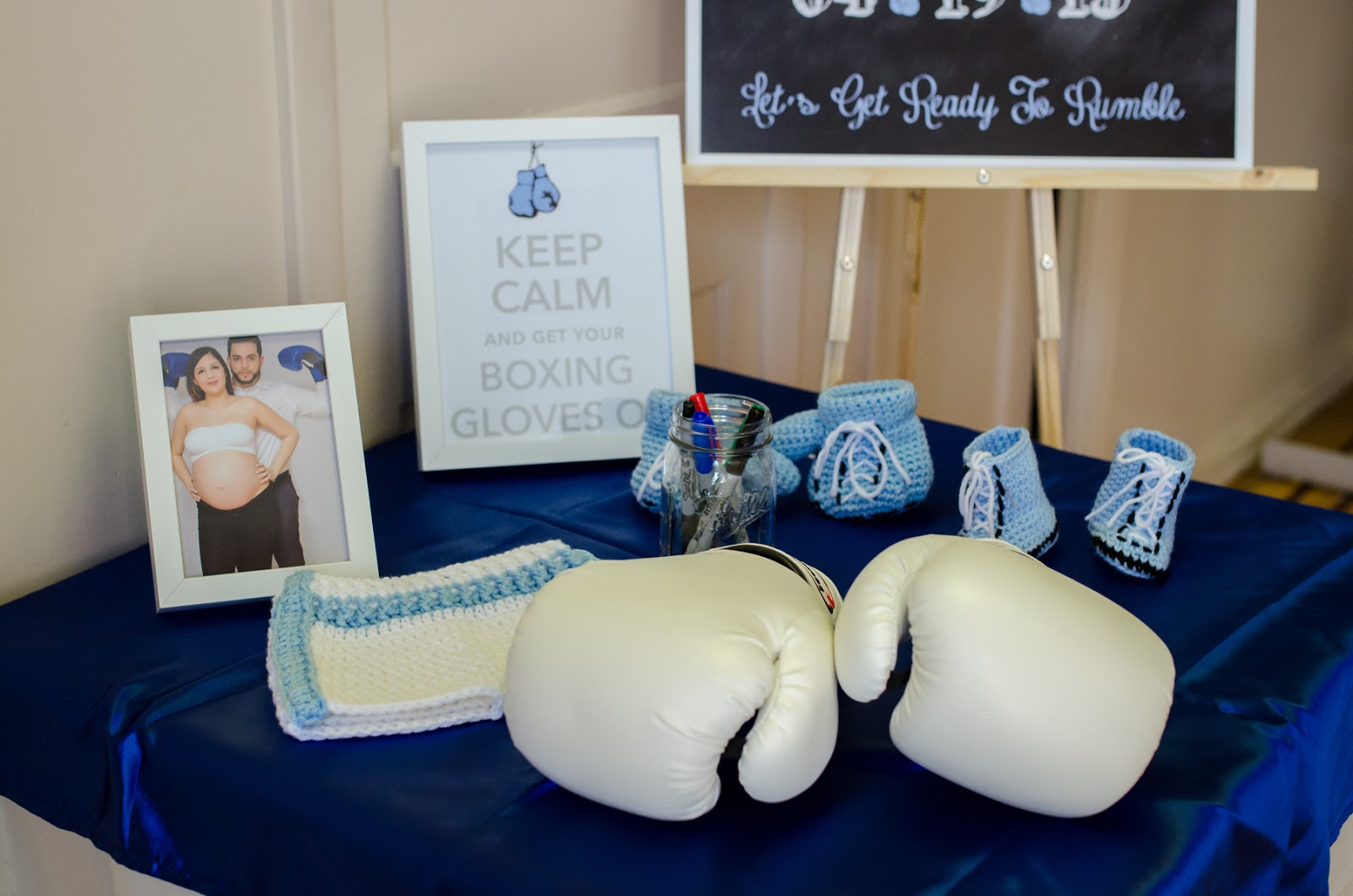 The Small World Of Jennifer Idellise Boxing Baby Shower Theme
