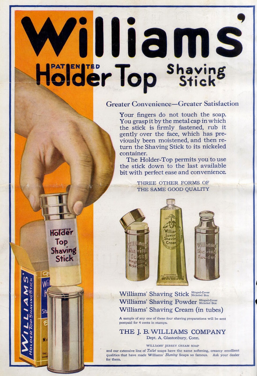 Williams Holder Top Shaving Stick (a variant) 1914