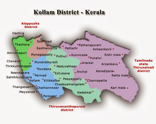 Mayyanad Panchayat Wards Map Kollam ~ Travel To Nature