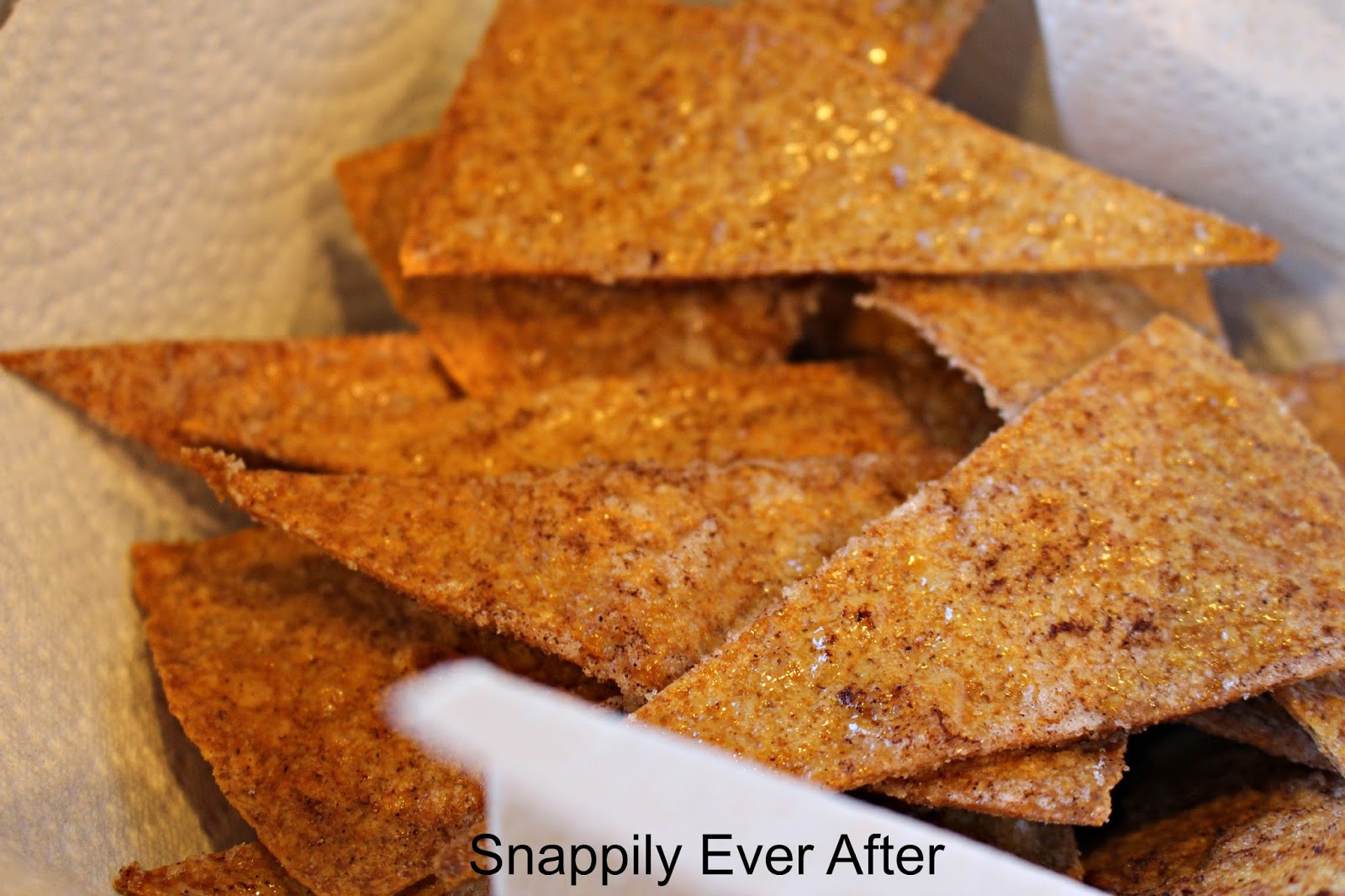 Snappily Ever After Whole Grain Cinnamon Chips Crustos!