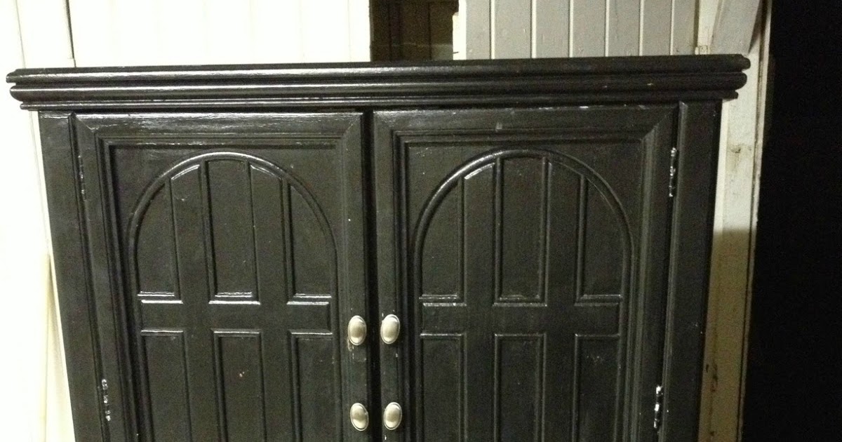 Frugal Fashion & Furnishings Armoire turned Pantry DIY