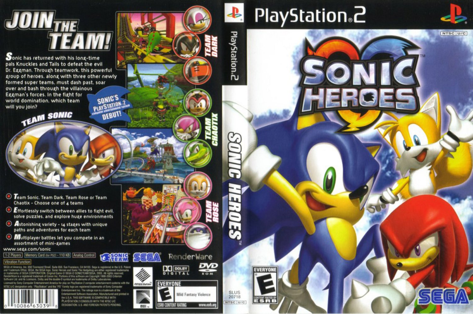Sonic Ps2
