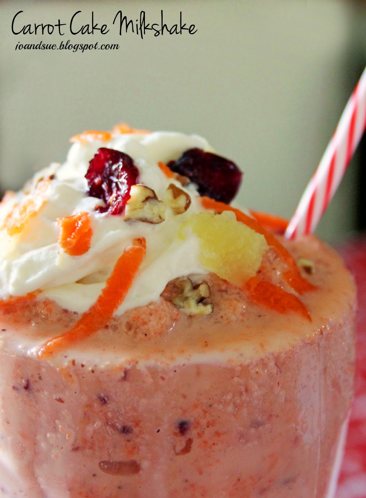 Jo and Sue Skinny Carrot Cake Milkshake