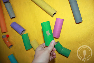 Cardboard Creations - DIY Easy Rebuildable Ball Run Track for Pom Poms that Toddlers can make again and again Cardboard Creations - DIY Easy Rebuildable Ball Run Track for Pom Poms that Toddlers can make again and again
