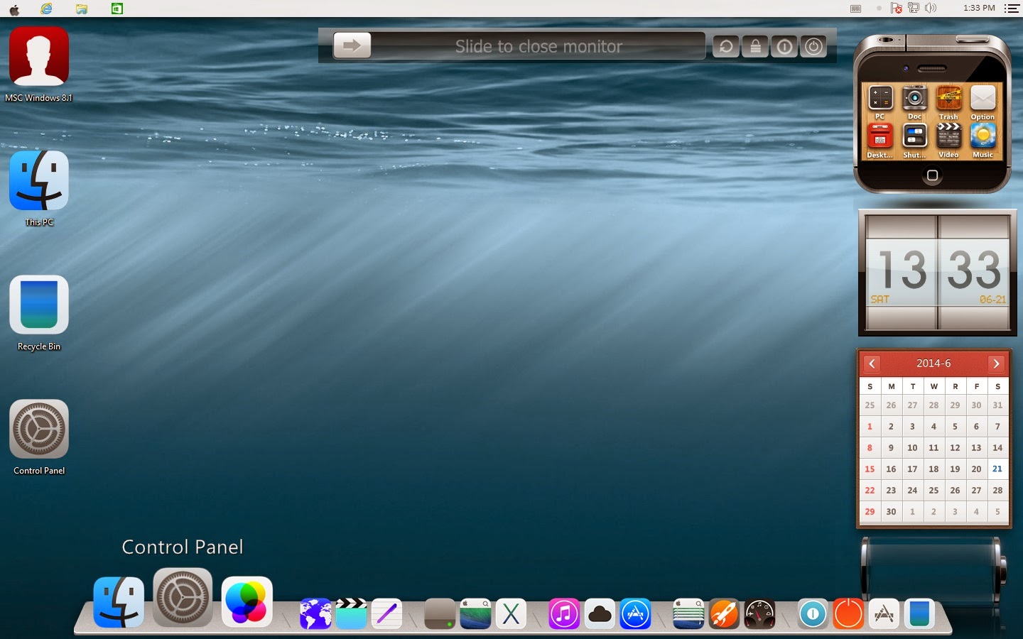 Apple iOS 8.0 Windows 7 Theme Free Download iOS 8.0 Theme for Windows