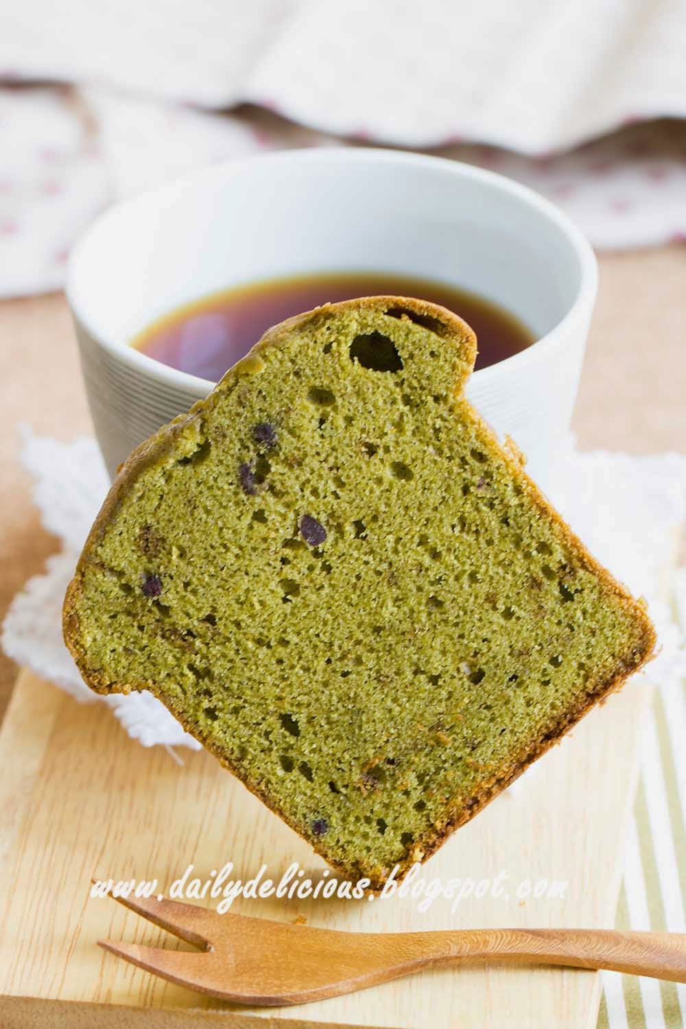 Matcha Pound Cake With Claze Matcha Pound Cake With Claze