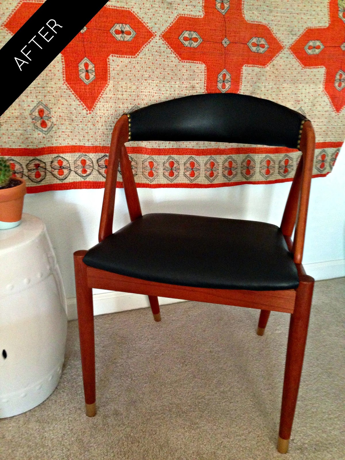mid century chair before & after mid century chair before & after