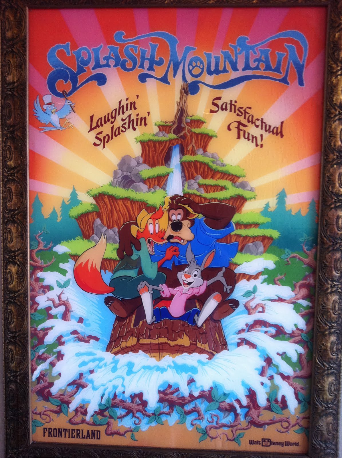 Disney World Podcast Blog Attraction poster Splash Mountain