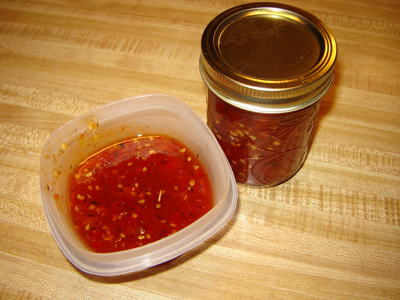 Tales From A Middle Class Kitchen Tomato and Hot Pepper Jam