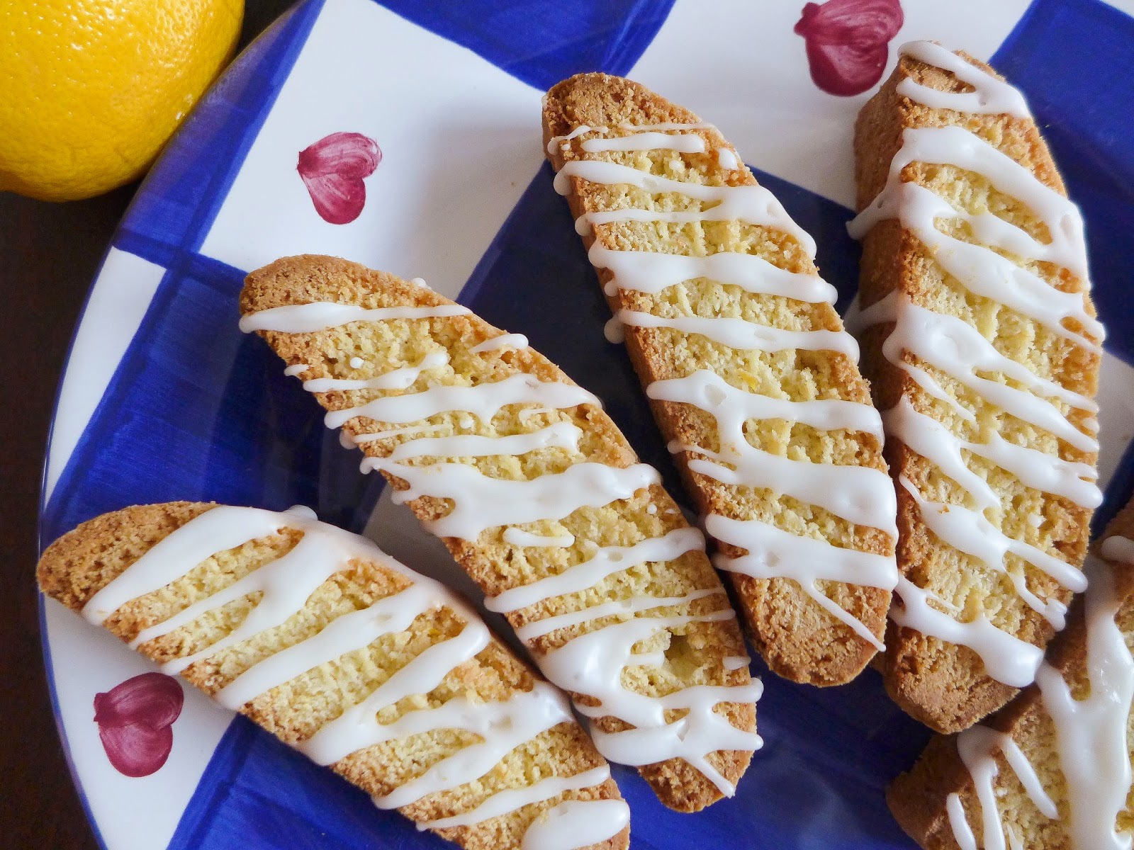 Dimples & Delights Lemon Biscotti