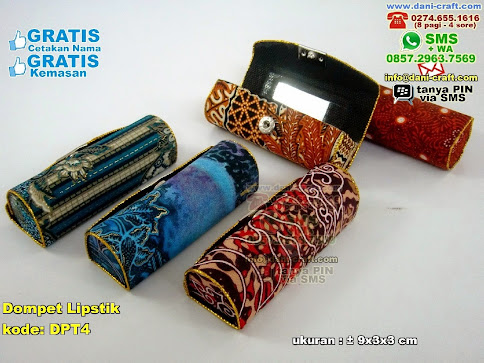 Dompet Lipstik Karton Kain Batik