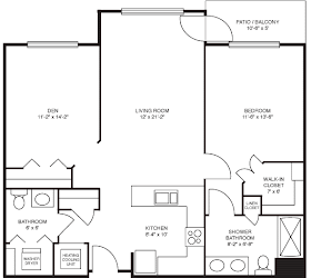 2 Bedroom Luxury Apartment Plans
