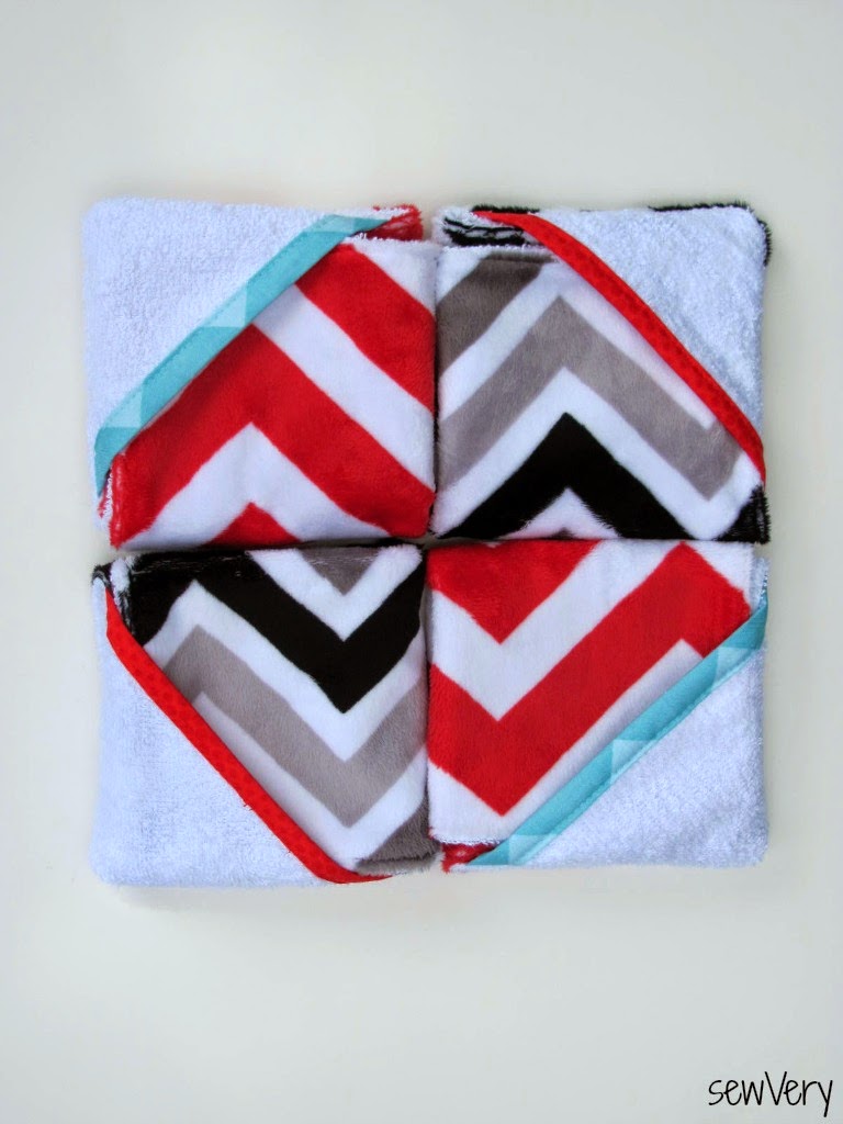 sewVery Baby Wash Cloth Tutorial