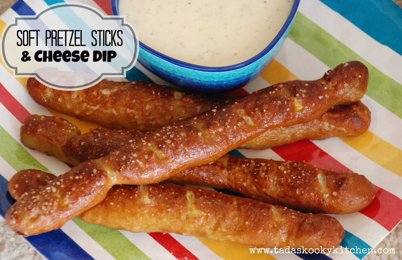 Tada's Kooky Kitchen Soft Pretzel Sticks & Cheese Dip