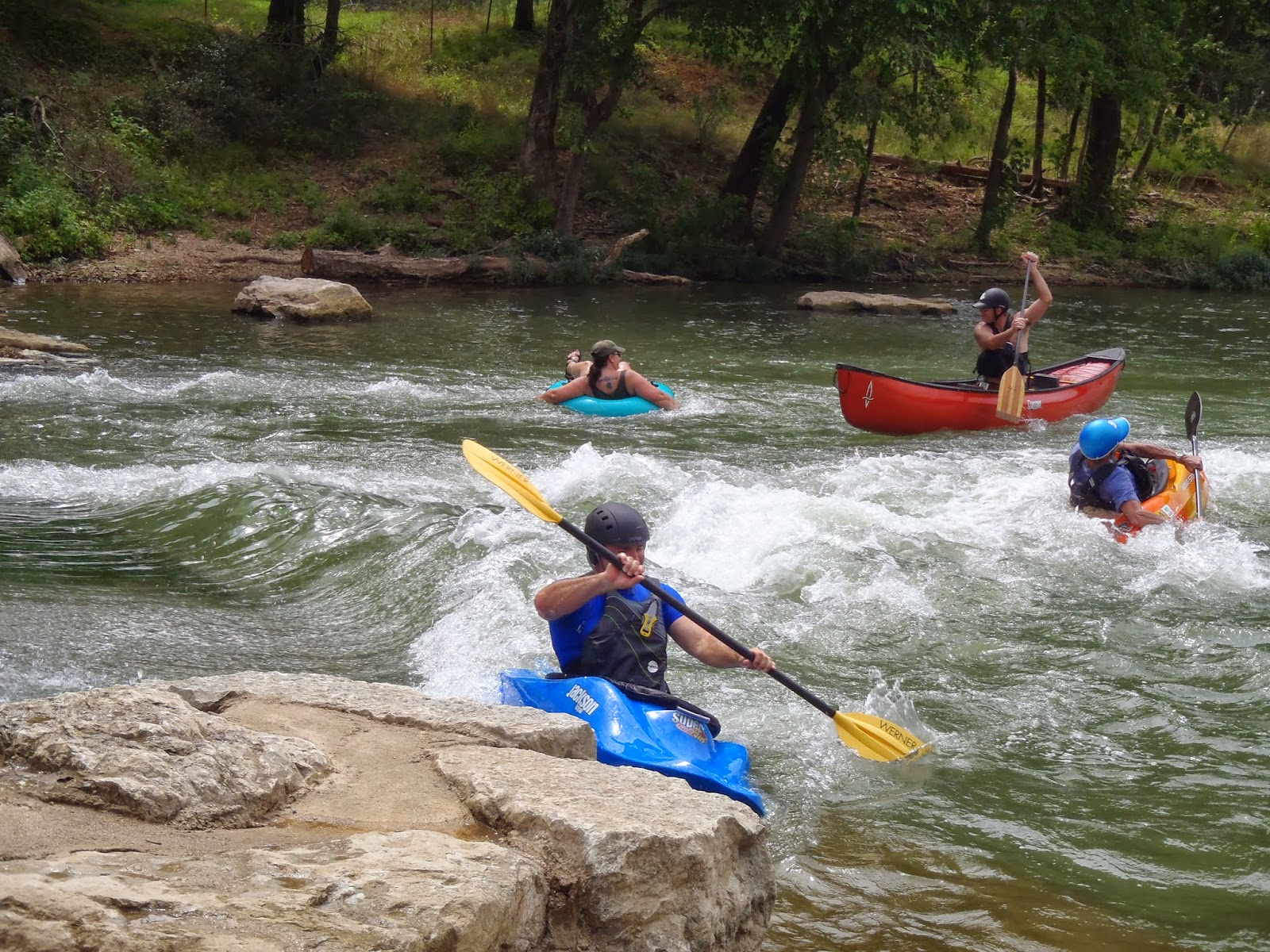 Siloam Springs Whitewater Park Trails of Arkansas (& now California)