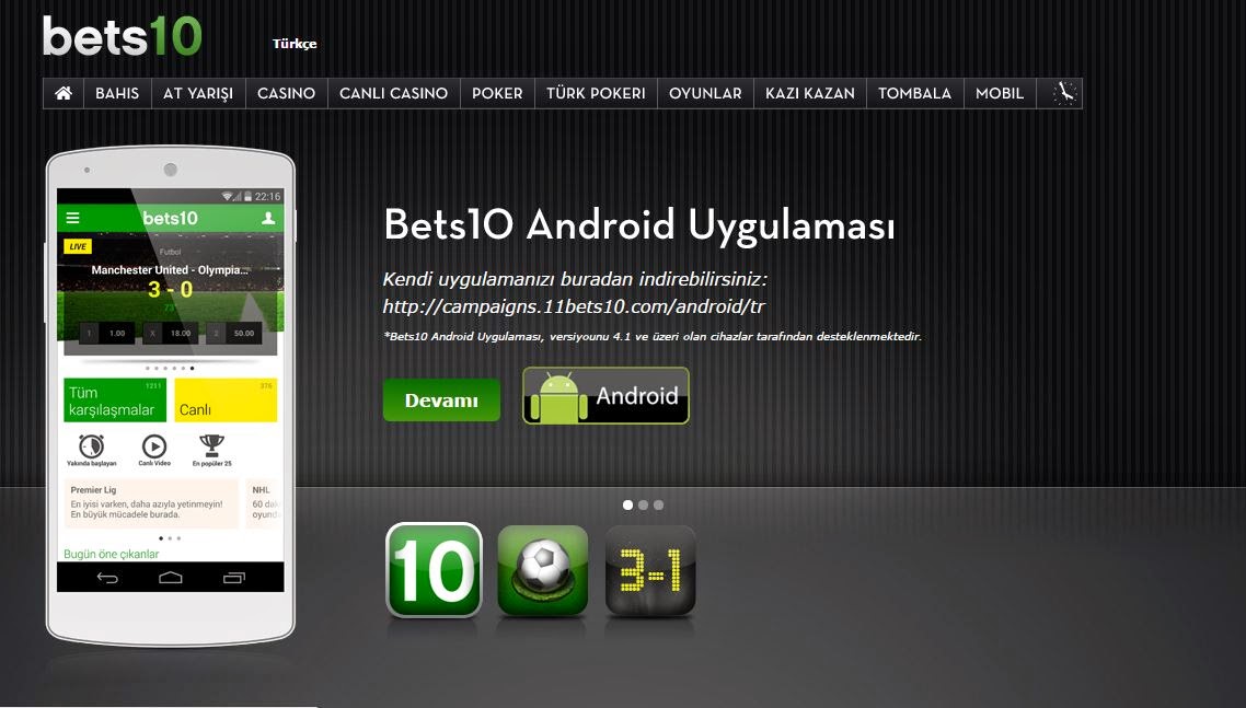 Bets10 Android 