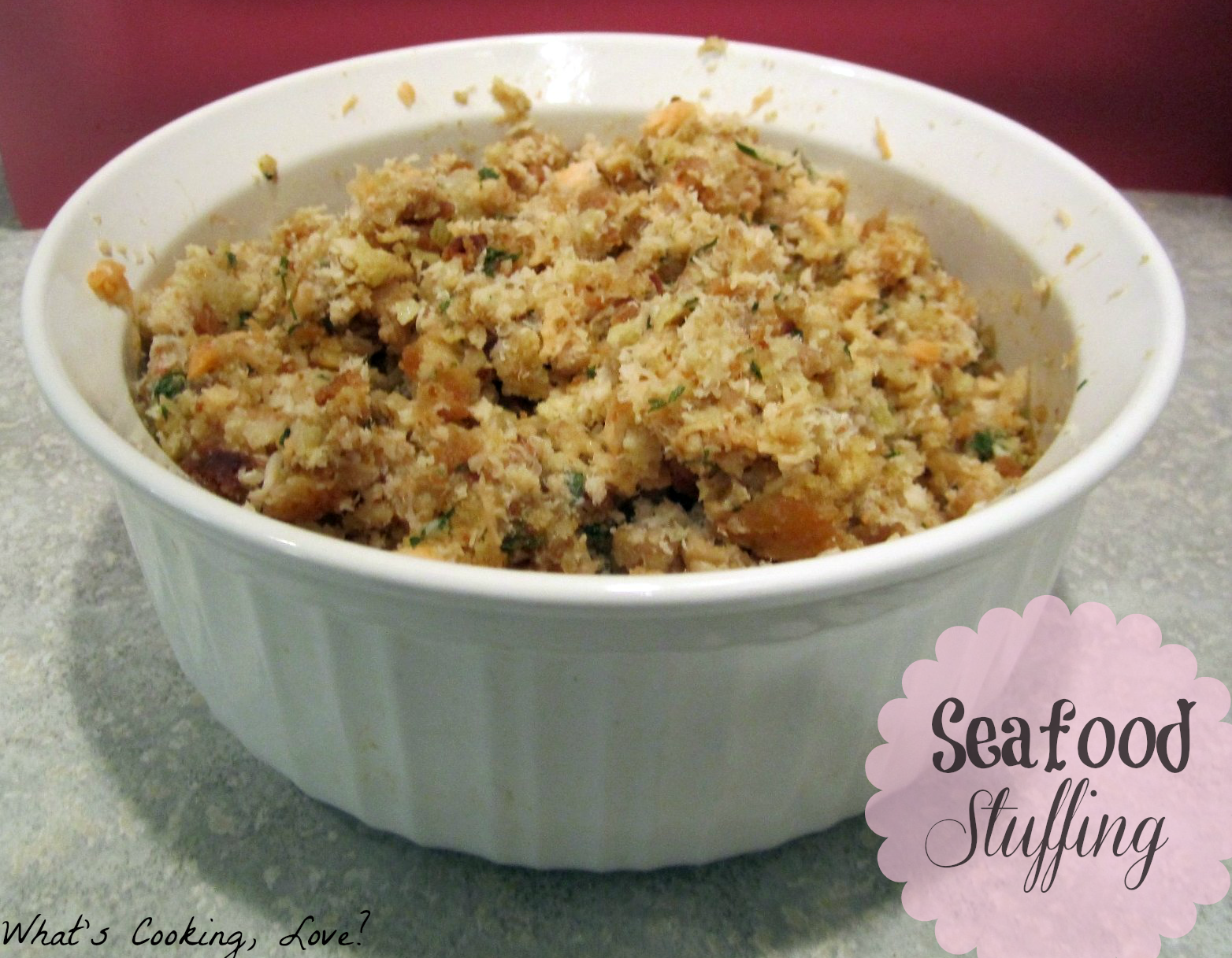 Seafood Stuffing - Whats Cooking Love?