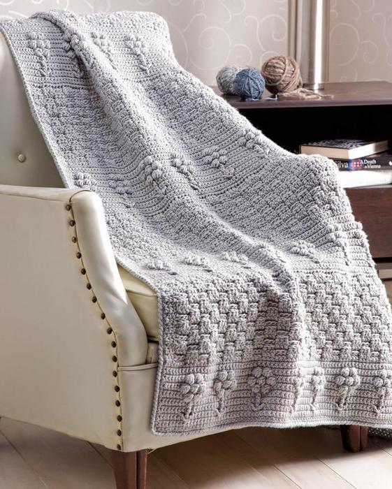 Irish crochet & CROCHET BLANKET ПЛЕД КРЮЧКОМ