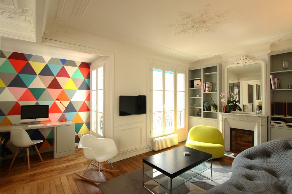 Ivonne semprún : apartamento de diseño colorido en el elegante ...