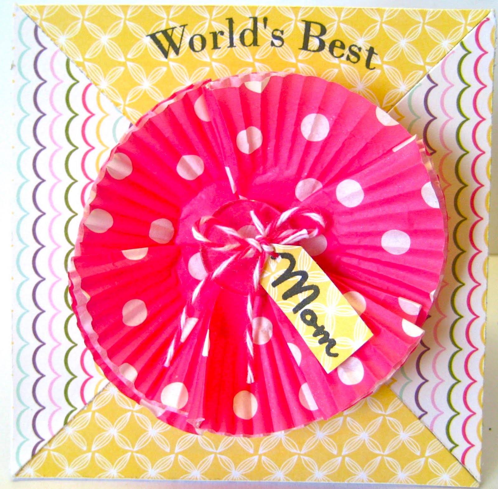 ScrapMaking Cupcake wrapper flower...