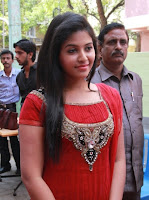 Cute, Anjali, In, Red, Dress