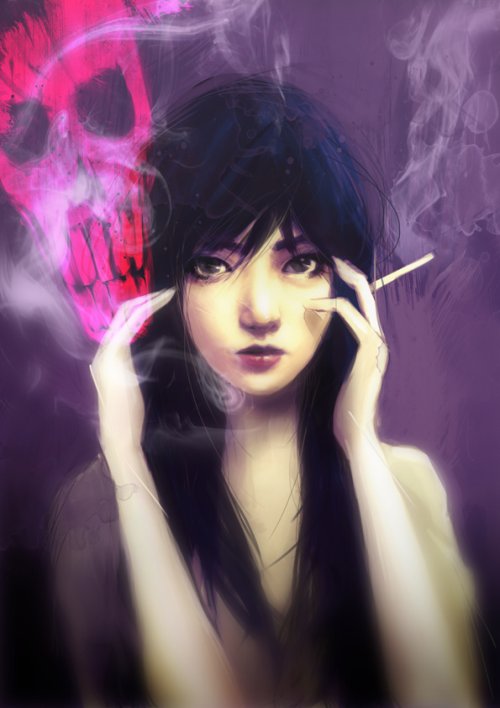 As belas ilustrações com garotas japonesas de Wataboku wataboku deviantart ilustrações mulheres garotas japonesas beleza
