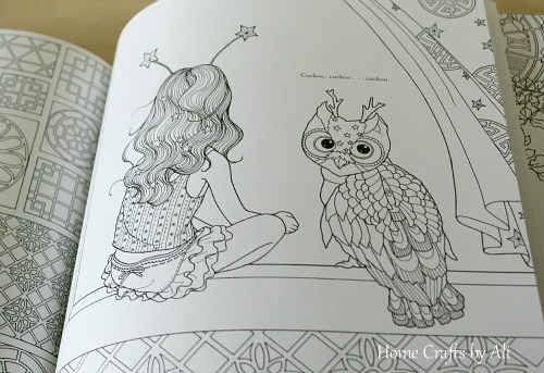 I Loved The Illustrations That Daria Song Has Created And Had A Nice Time Filling In Some Of Pages Fact It An Owl Throughout Book Is