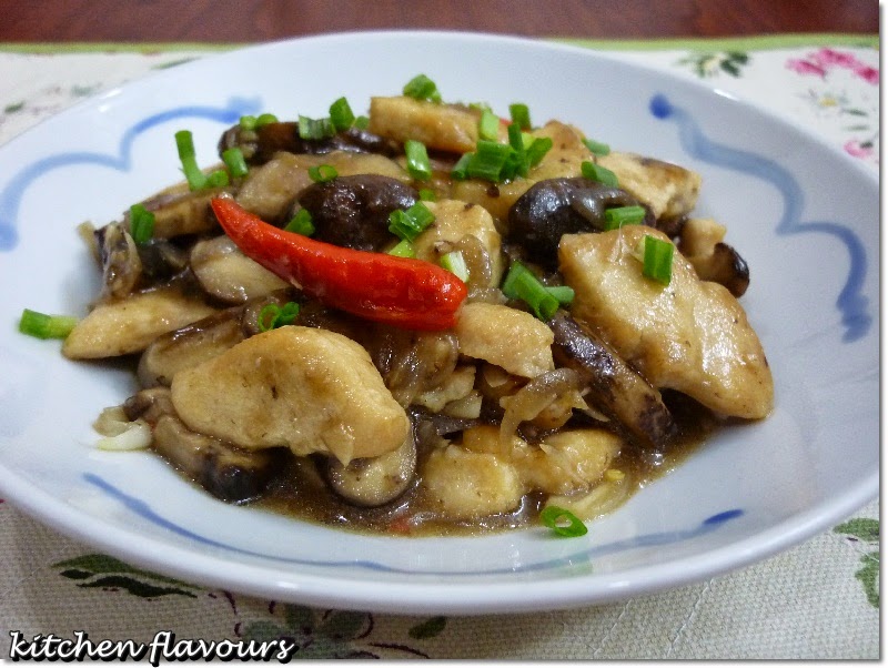 kitchen flavours Chicken with Garlic and Oyster Sauce