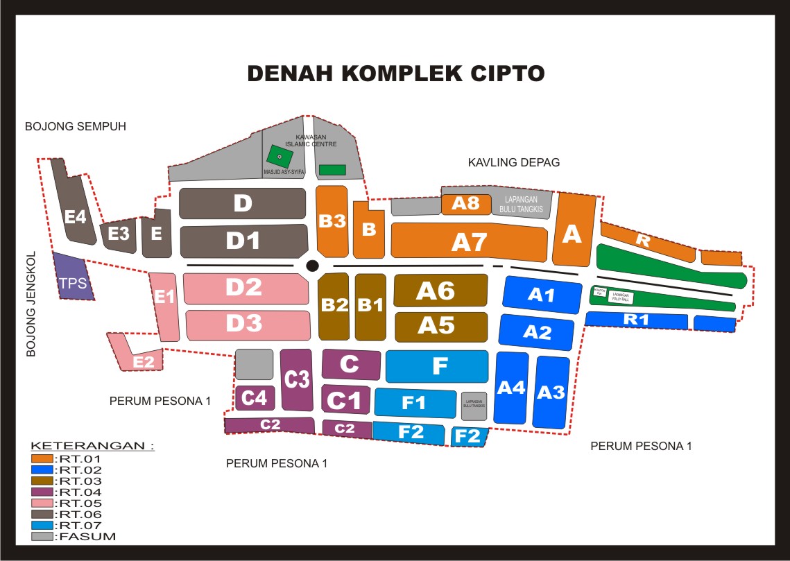 PERUMAHAN PEGAWAI RSCM: DENAH