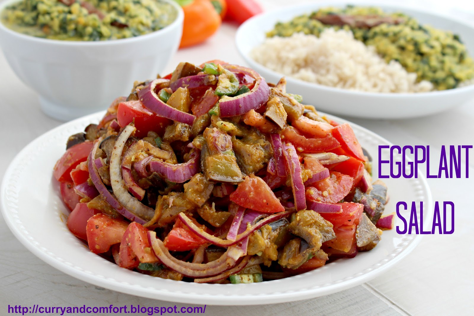 Kitchen Simmer Sauteed Eggplant Salad (Vegan)
