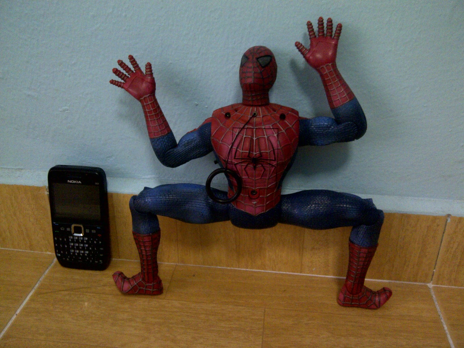 crawling spiderman toy