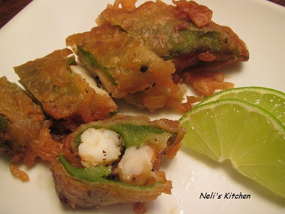 Fried Jalapeno with Shrimp