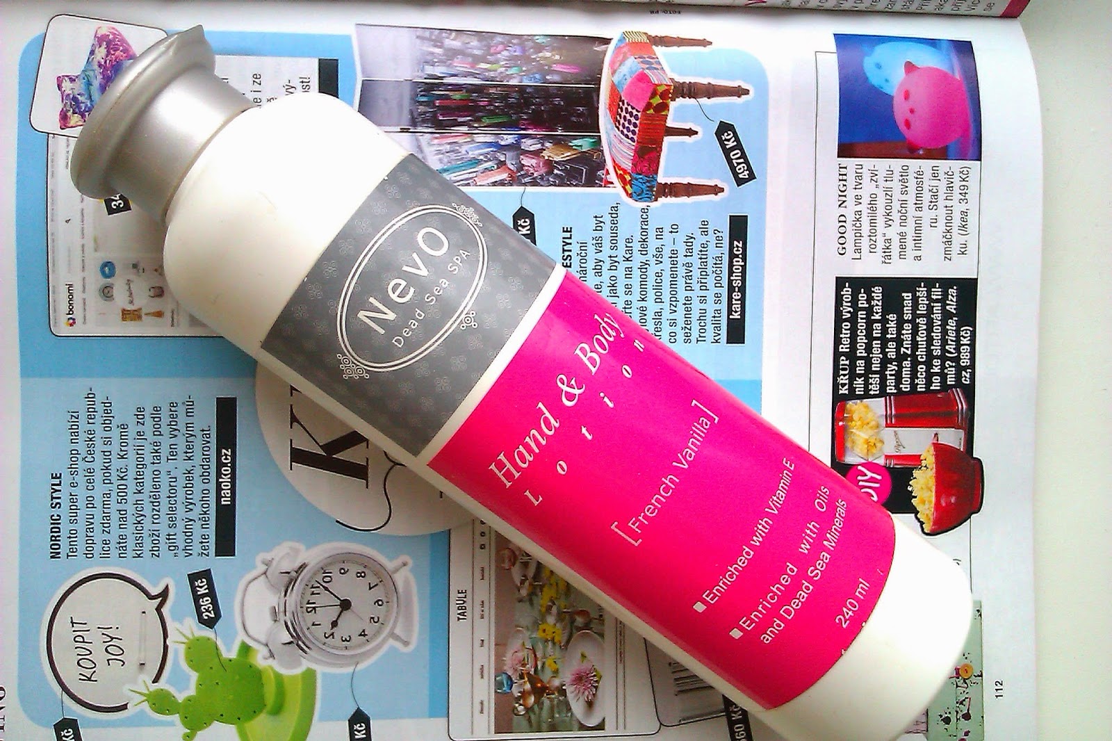 Beauty of pink NevO Dead Sea Spa Hand & Body Lotion