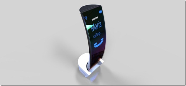 Phone Philips curved Shape and Touch screen Phone Philips curved Shape and Touch screen