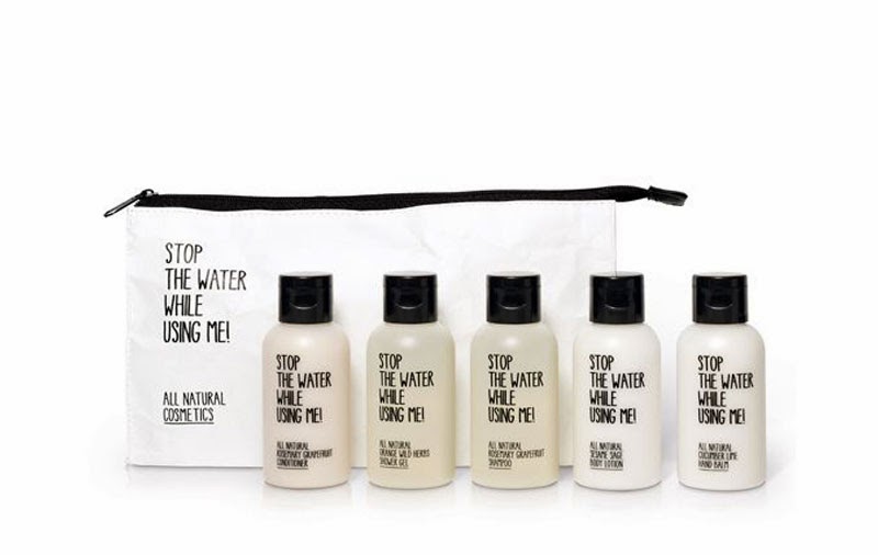 packaging de The stop the water while using me!