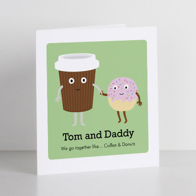 Mooo personalised printable Father's Day cards