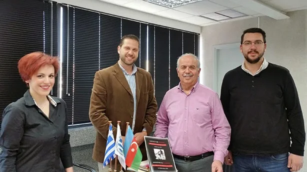Ο Χρήστος Παγώνης συναντήθηκε με τον πρόεδρο του Ελληνο–Αζέρικου Κέντρου Νεότητας Γιάννη Παπαγρηγορίου (ΦΩΤΟ)