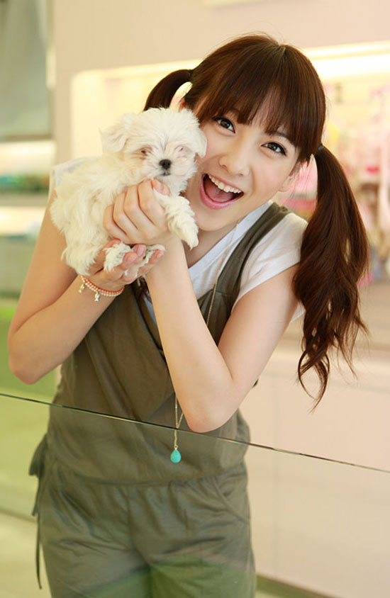Hara's puppy Jiyoung's puppy