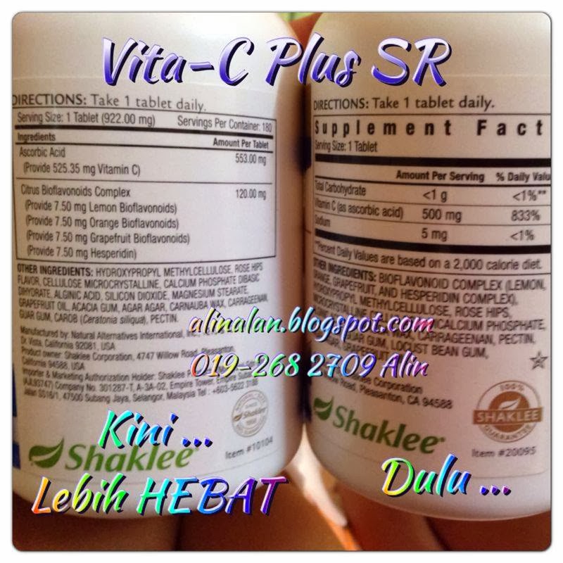 Vitamin C Plus & Citrus Bioflavonoids Pengedar Shaklee Kota Damansara PJ